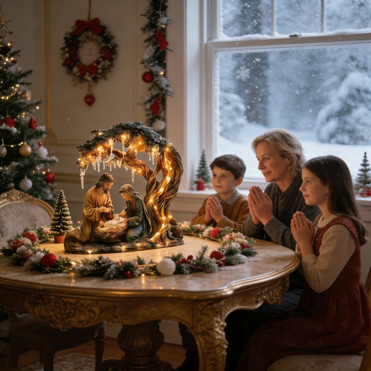 Buy 2 Get 10% OFF& Free Shipping🎄🎁Christmas Nativity Scene Decorative Figurine