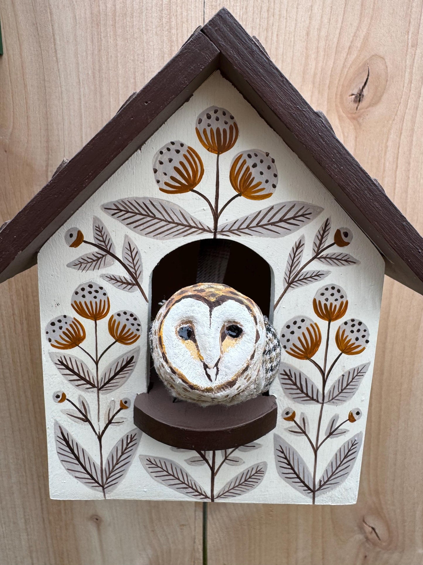 🔥🦉Whimsical Kinetic Art Birdhouse Wall Decor (🔥Same as in the video)
