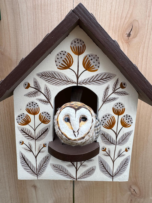 🔥🦉Whimsical Kinetic Art Birdhouse Wall Decor (🔥Same as in the video)