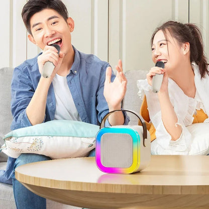 🔥🔥Mini Karaoke Machine with Wireless Microphones🎵