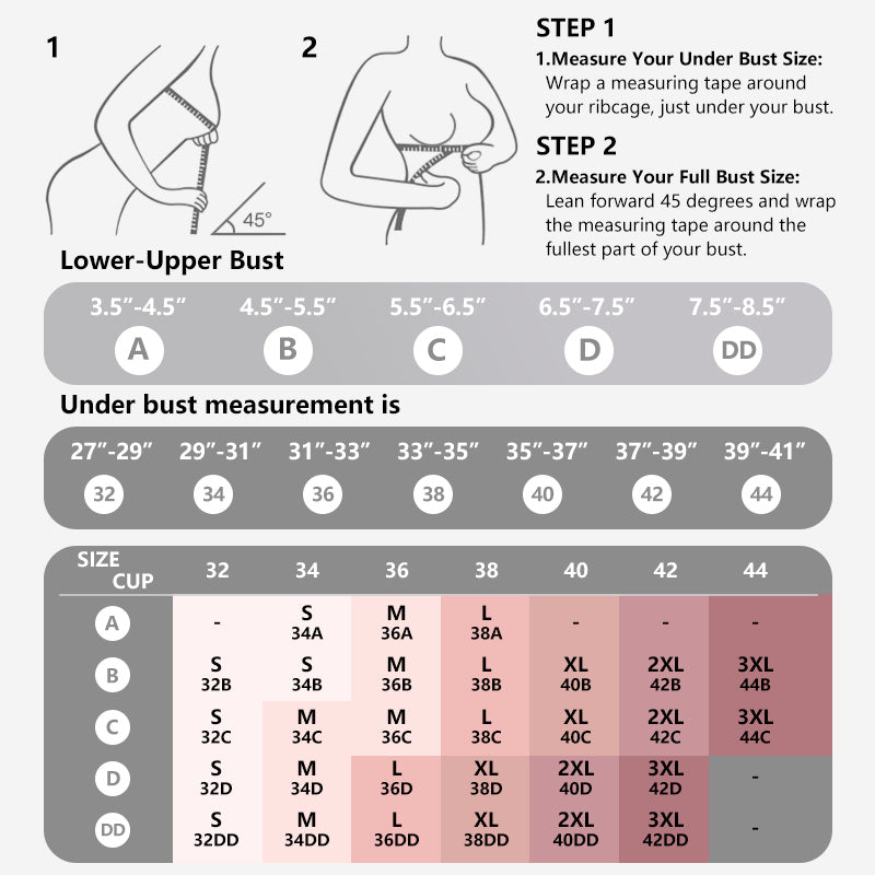 NESLEMY Wireless Womens Comfortable Wireless Bras Push Up Bralettes Seamless Tshirts Bras Deep V Everyday Bras