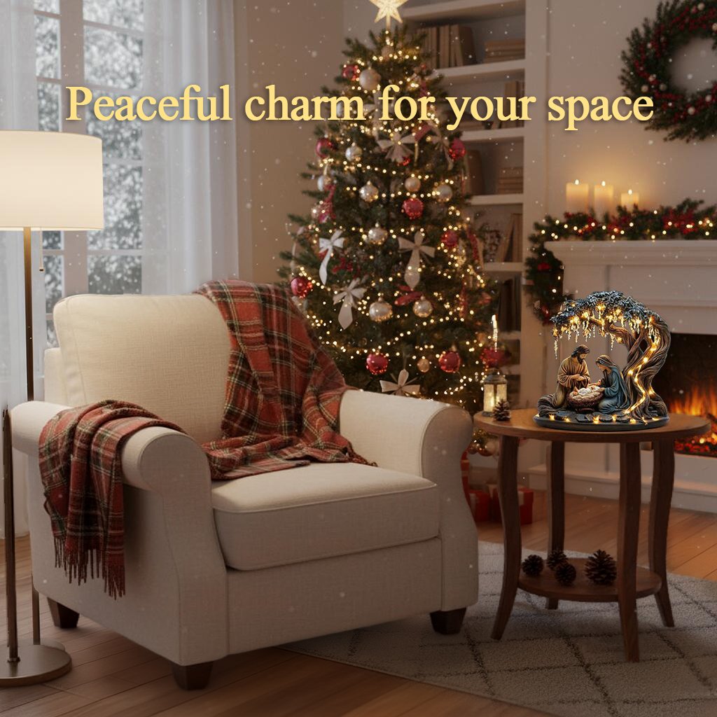 Buy 2 Get 10% OFF& Free Shipping🎄🎁Christmas Nativity Scene Decorative Figurine