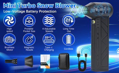 🎄 80% OFF FOR CHRISTMAS! ONLY 3 HOURS LEFT! DarkFairy™ Winter Pro LED Blower – Snow Gone in Seconds!❄️