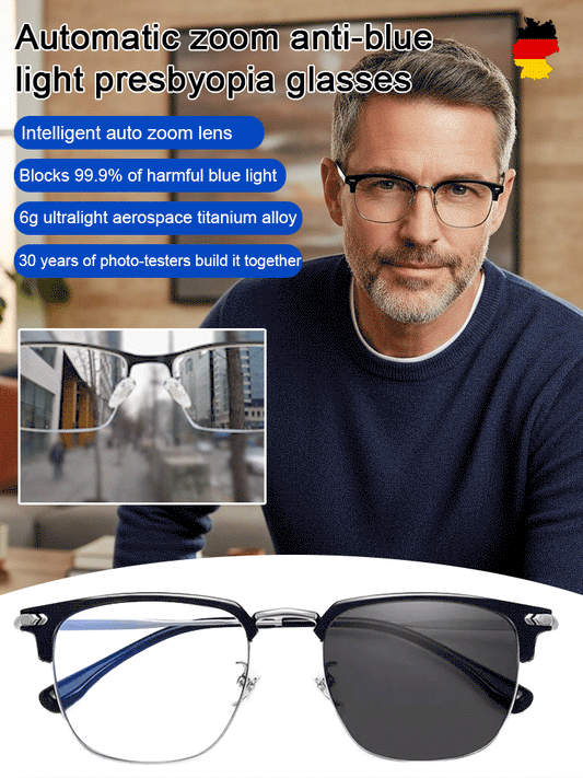 🎄Christmas Sale 50% OFF🔥Smart Zoom Photochromic Reading Glasses