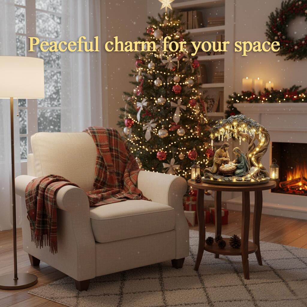 Buy 2 Get 10% OFF& Free Shipping🎄🎁Christmas Nativity Scene Decorative Figurine