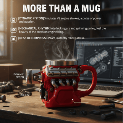 ⚡✨Ultimate V8 Engine Gift Mug & A Gearhead's Dream