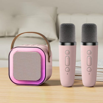 🔥🔥Mini Karaoke Machine with Wireless Microphones🎵