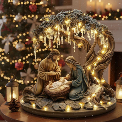 Buy 2 Get 10% OFF& Free Shipping🎄🎁Christmas Nativity Scene Decorative Figurine