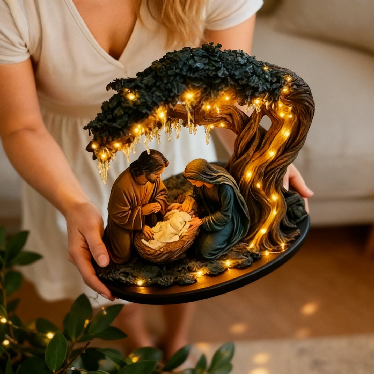 Buy 2 Get 10% OFF& Free Shipping🎄🎁Christmas Nativity Scene Decorative Figurine