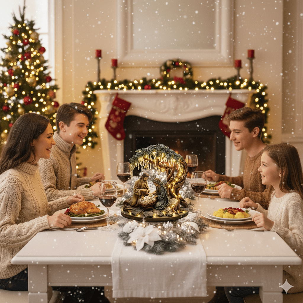 Buy 2 Get 10% OFF& Free Shipping🎄🎁Christmas Nativity Scene Decorative Figurine