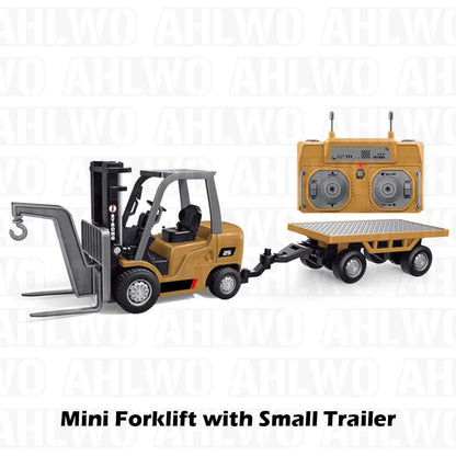 Mini Desktop Remote Control Forklift Truck Toy