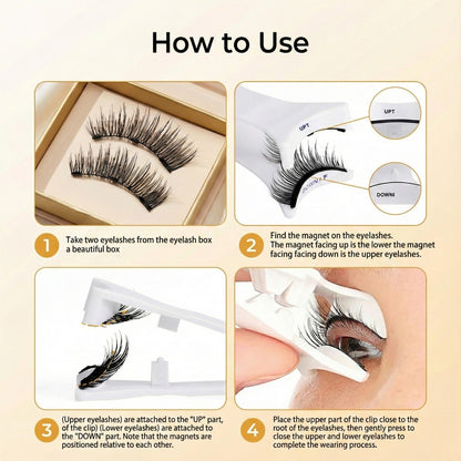🎁Christmas Special Offer🎁NESLEMY® MAGNETIC Eyelashes Kit-3-Second Installation
